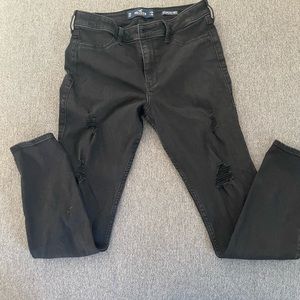Hollister Women’s Black Jeans/ Leggings - Size 11 (30x28)